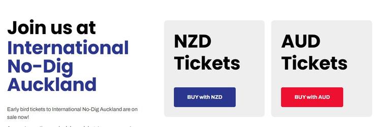 Early Bird Registration Now Open for International No-Dig Auckland!